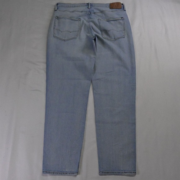 American Eagle 32 x 34 Loose Tapered Light Stonewash Flex Denim Jeans - Picture 5 of 5
